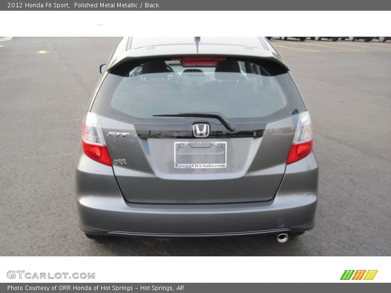 Polished Metal Metallic / Black 2012 Honda Fit Sport