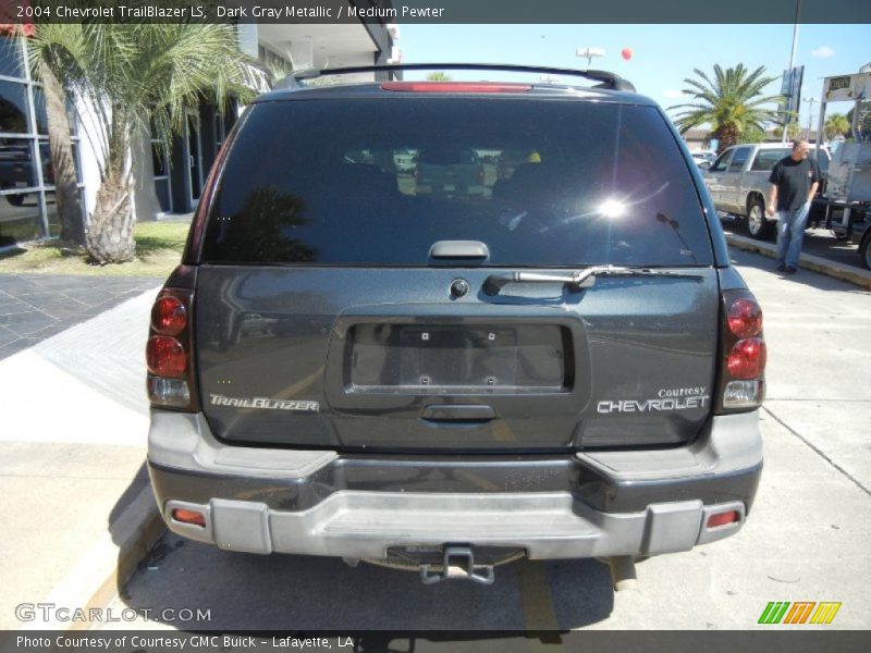 Dark Gray Metallic / Medium Pewter 2004 Chevrolet TrailBlazer LS