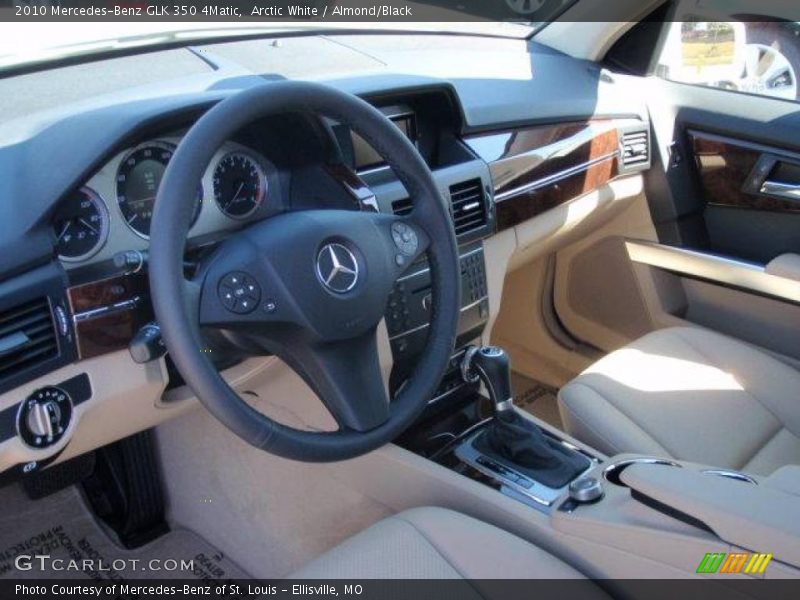 Arctic White / Almond/Black 2010 Mercedes-Benz GLK 350 4Matic