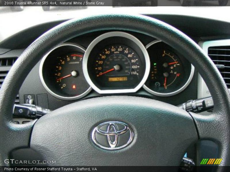 Natural White / Stone Gray 2008 Toyota 4Runner SR5 4x4
