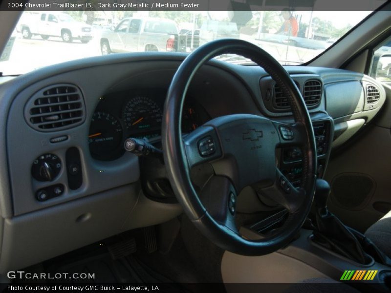 Dark Gray Metallic / Medium Pewter 2004 Chevrolet TrailBlazer LS