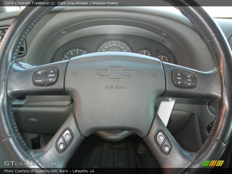 Dark Gray Metallic / Medium Pewter 2004 Chevrolet TrailBlazer LS