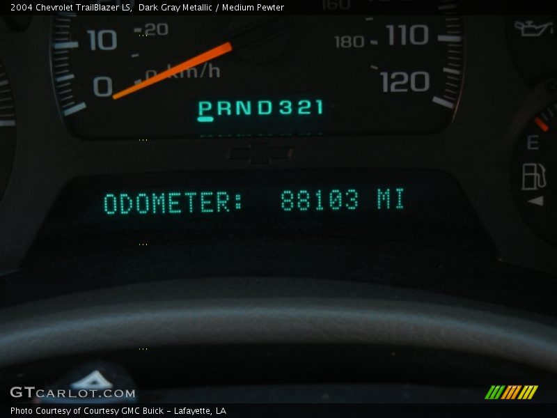 Dark Gray Metallic / Medium Pewter 2004 Chevrolet TrailBlazer LS