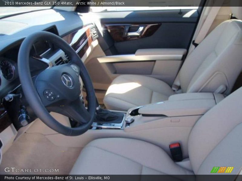 Arctic White / Almond/Black 2010 Mercedes-Benz GLK 350 4Matic