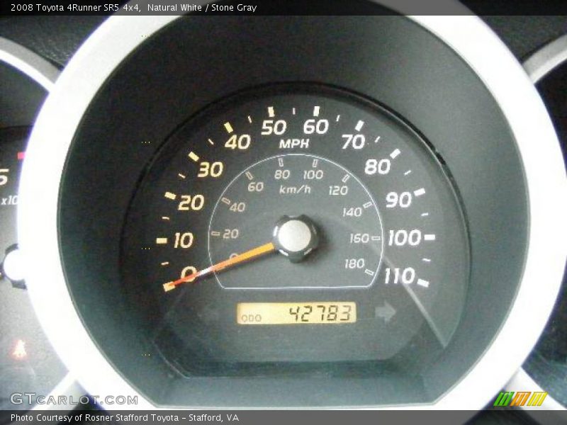 Natural White / Stone Gray 2008 Toyota 4Runner SR5 4x4