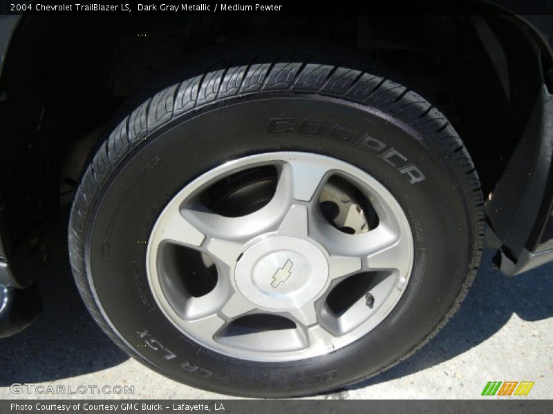 Dark Gray Metallic / Medium Pewter 2004 Chevrolet TrailBlazer LS