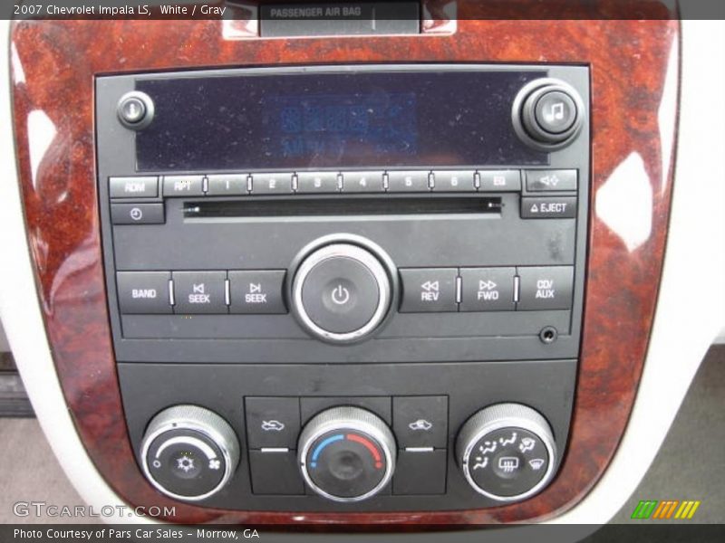 White / Gray 2007 Chevrolet Impala LS