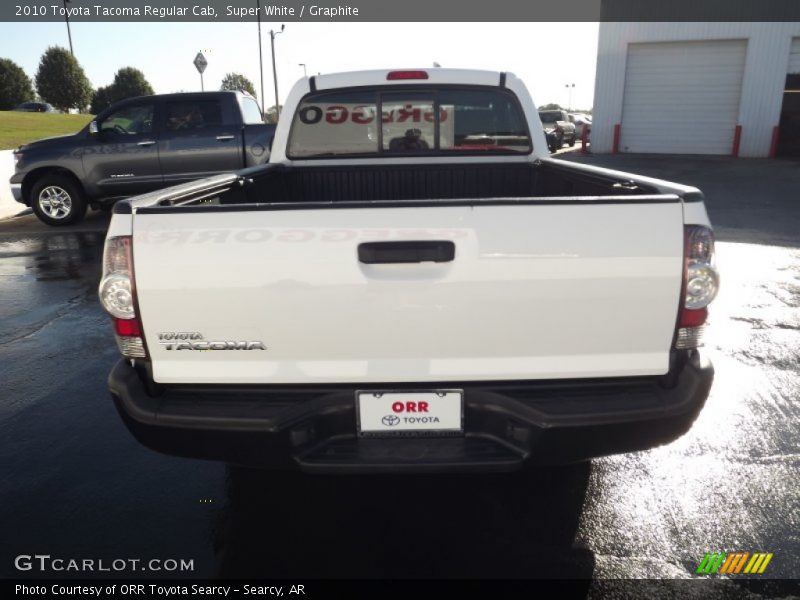 Super White / Graphite 2010 Toyota Tacoma Regular Cab
