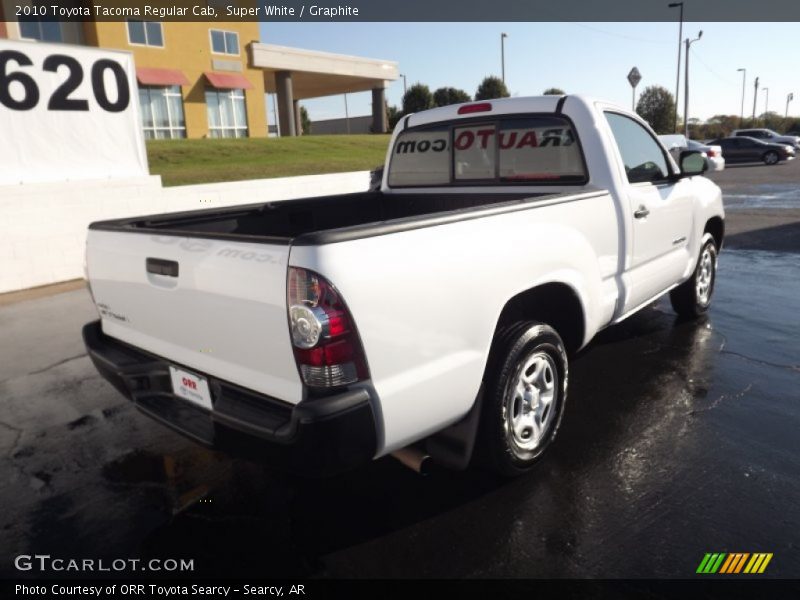 Super White / Graphite 2010 Toyota Tacoma Regular Cab