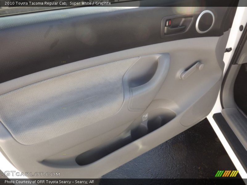 Super White / Graphite 2010 Toyota Tacoma Regular Cab