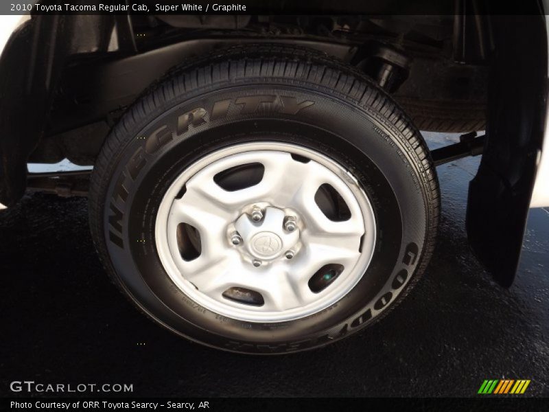 Super White / Graphite 2010 Toyota Tacoma Regular Cab