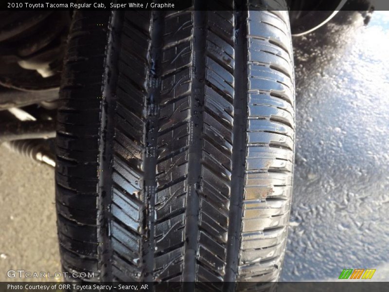 Super White / Graphite 2010 Toyota Tacoma Regular Cab