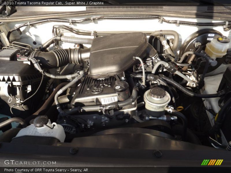 Super White / Graphite 2010 Toyota Tacoma Regular Cab