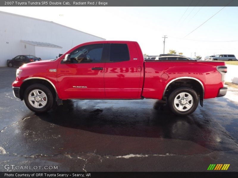 Radiant Red / Beige 2007 Toyota Tundra SR5 Double Cab