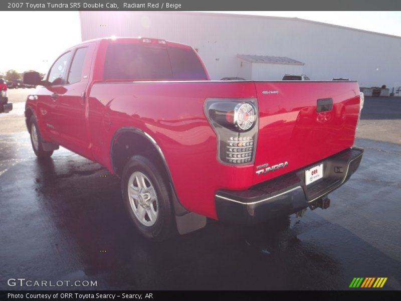 Radiant Red / Beige 2007 Toyota Tundra SR5 Double Cab