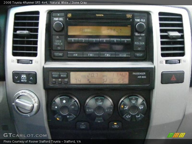 Natural White / Stone Gray 2008 Toyota 4Runner SR5 4x4