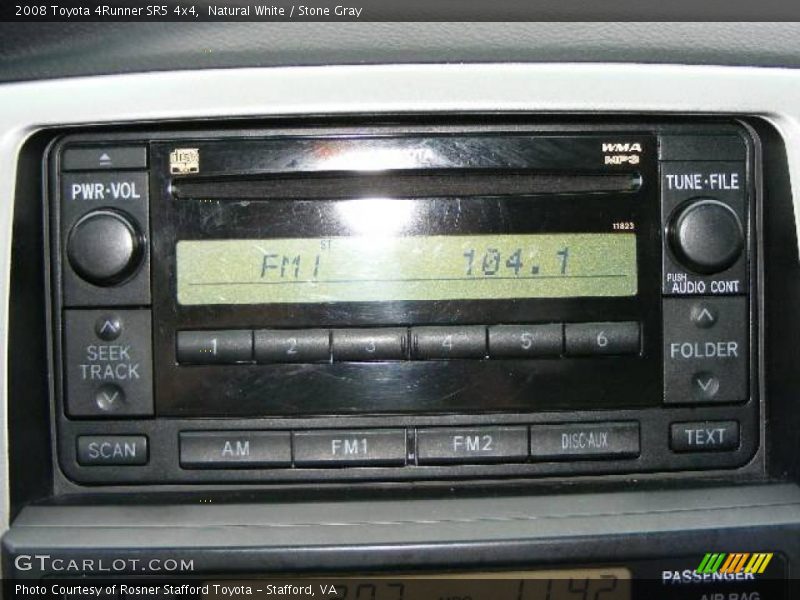 Natural White / Stone Gray 2008 Toyota 4Runner SR5 4x4