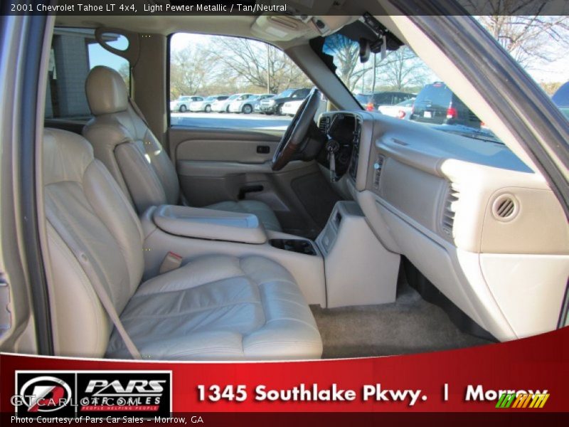 Light Pewter Metallic / Tan/Neutral 2001 Chevrolet Tahoe LT 4x4