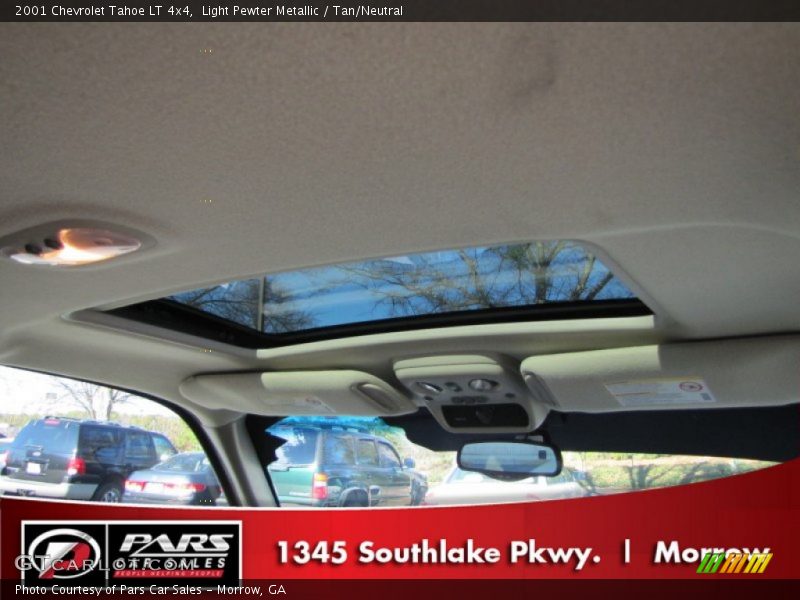Light Pewter Metallic / Tan/Neutral 2001 Chevrolet Tahoe LT 4x4