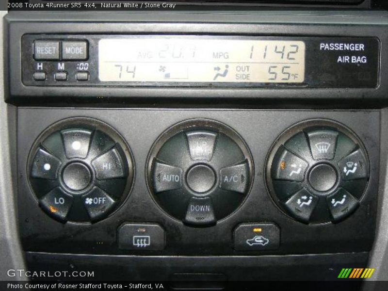 Natural White / Stone Gray 2008 Toyota 4Runner SR5 4x4