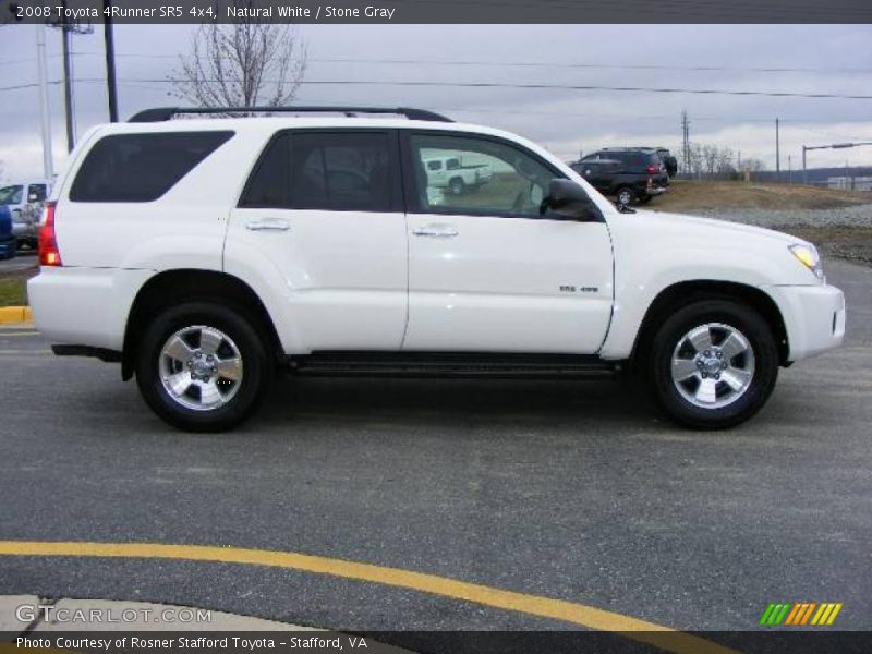 Natural White / Stone Gray 2008 Toyota 4Runner SR5 4x4