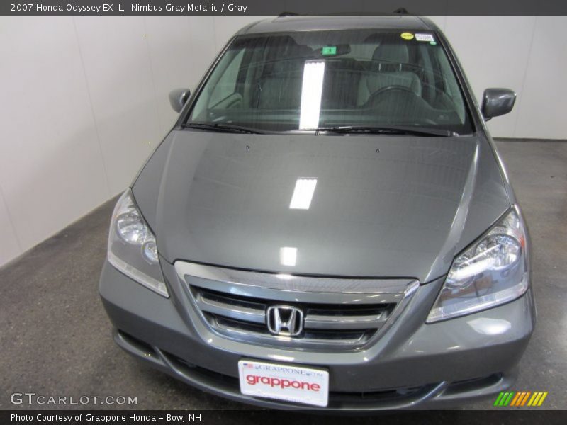 Nimbus Gray Metallic / Gray 2007 Honda Odyssey EX-L