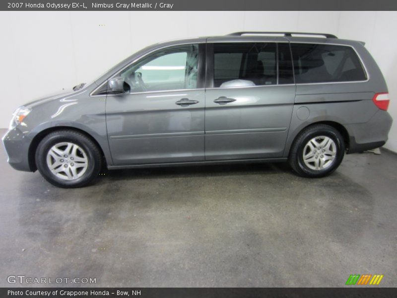 Nimbus Gray Metallic / Gray 2007 Honda Odyssey EX-L