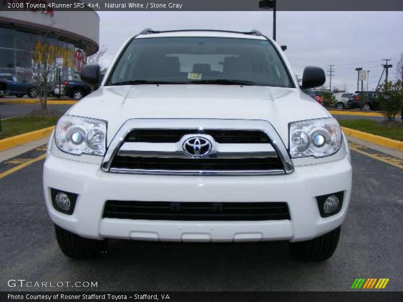 Natural White / Stone Gray 2008 Toyota 4Runner SR5 4x4