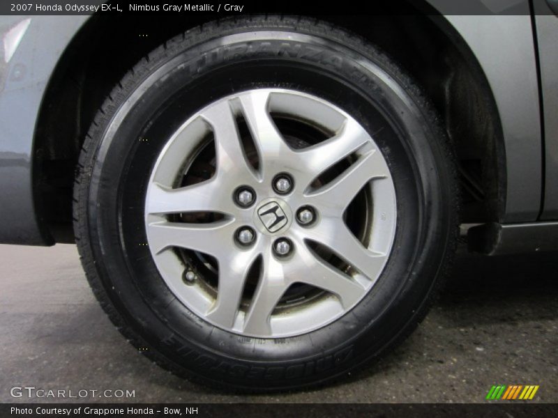 Nimbus Gray Metallic / Gray 2007 Honda Odyssey EX-L