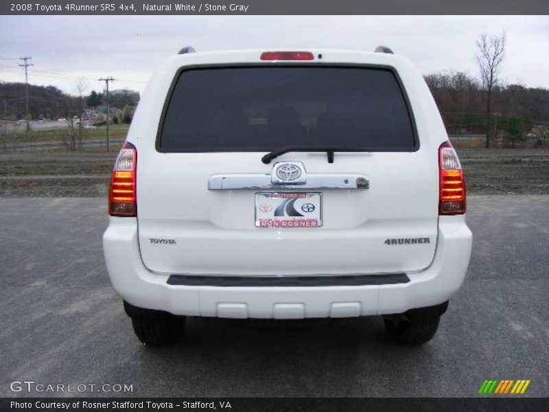 Natural White / Stone Gray 2008 Toyota 4Runner SR5 4x4