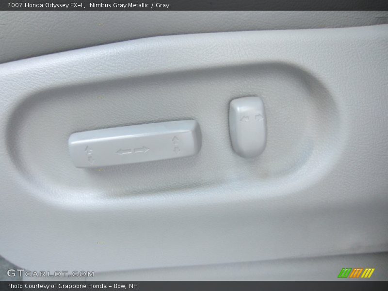 Nimbus Gray Metallic / Gray 2007 Honda Odyssey EX-L