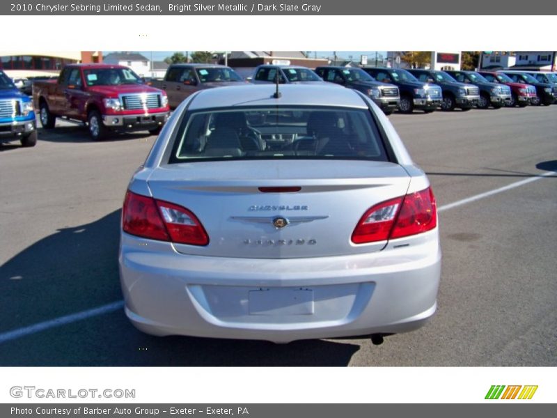 Bright Silver Metallic / Dark Slate Gray 2010 Chrysler Sebring Limited Sedan