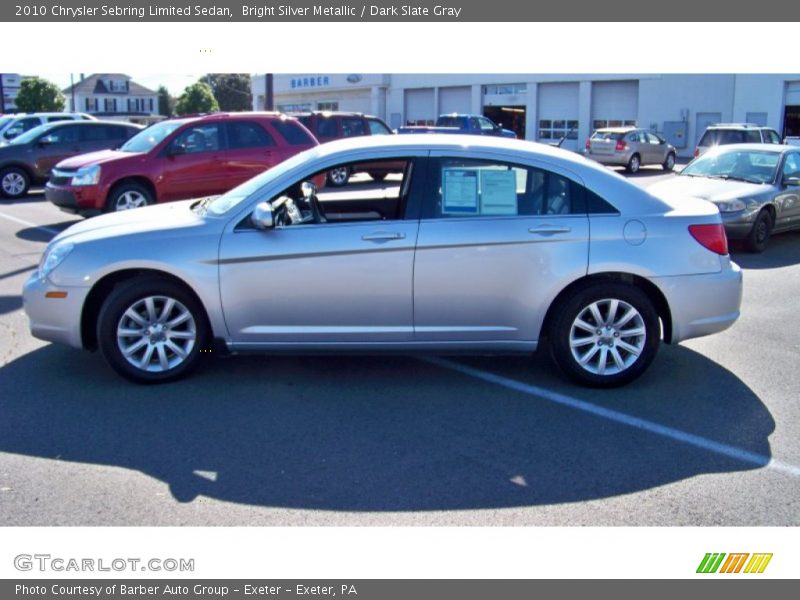 Bright Silver Metallic / Dark Slate Gray 2010 Chrysler Sebring Limited Sedan
