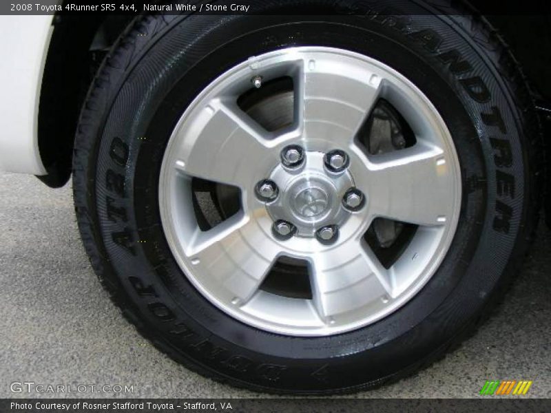 Natural White / Stone Gray 2008 Toyota 4Runner SR5 4x4