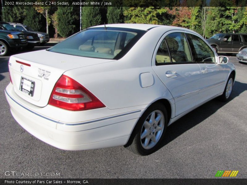 Alabaster White / Java 2002 Mercedes-Benz C 240 Sedan