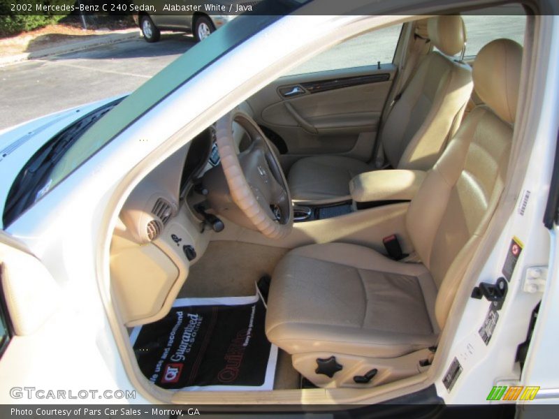 Alabaster White / Java 2002 Mercedes-Benz C 240 Sedan