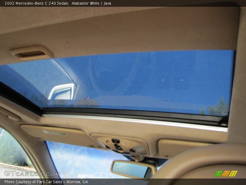 Alabaster White / Java 2002 Mercedes-Benz C 240 Sedan