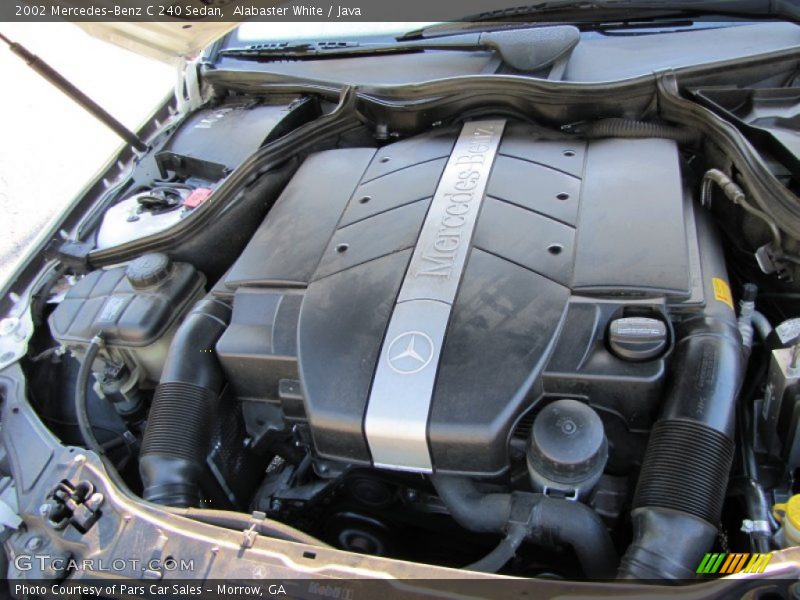 Alabaster White / Java 2002 Mercedes-Benz C 240 Sedan