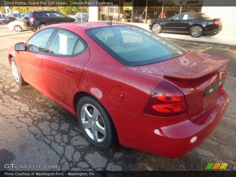 Crimson Red / Cashmere 2008 Pontiac Grand Prix GXP Sedan