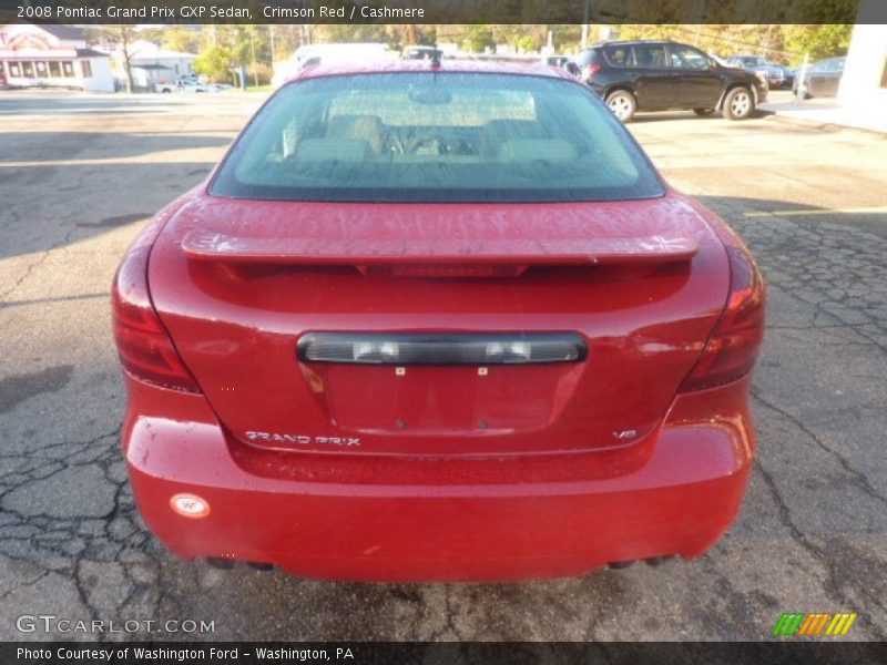 Crimson Red / Cashmere 2008 Pontiac Grand Prix GXP Sedan