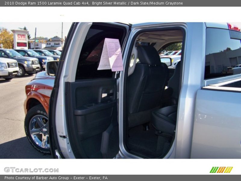 Bright Silver Metallic / Dark Slate/Medium Graystone 2010 Dodge Ram 1500 Laramie Quad Cab 4x4