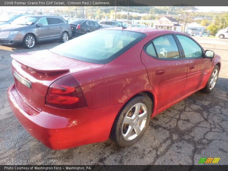 Crimson Red / Cashmere 2008 Pontiac Grand Prix GXP Sedan