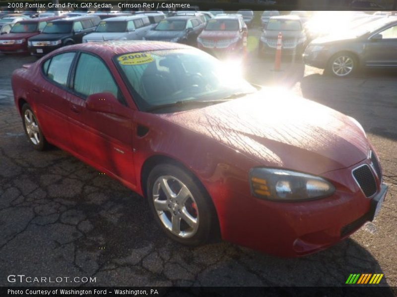 Crimson Red / Cashmere 2008 Pontiac Grand Prix GXP Sedan