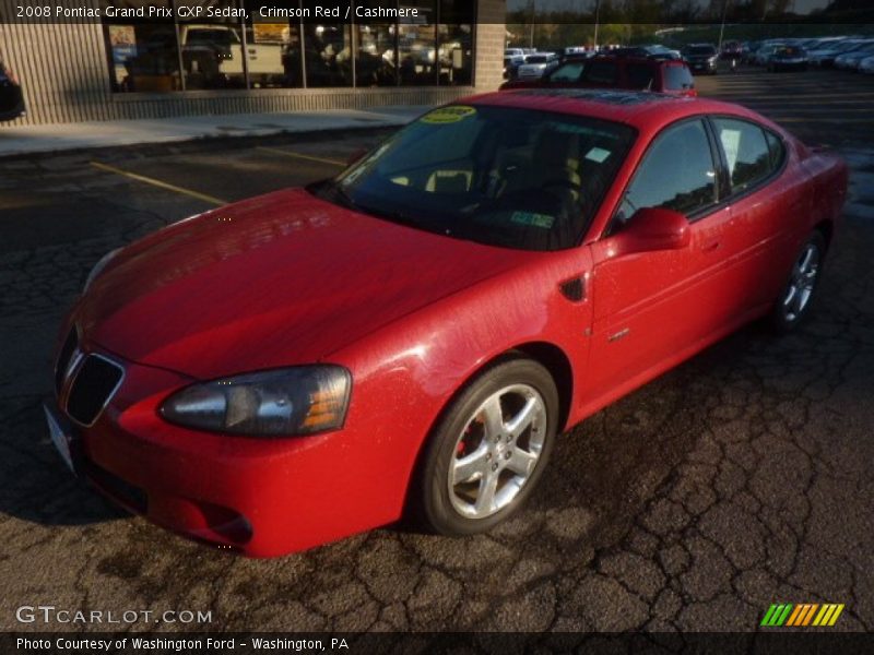 Crimson Red / Cashmere 2008 Pontiac Grand Prix GXP Sedan