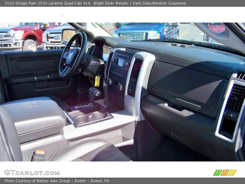 Bright Silver Metallic / Dark Slate/Medium Graystone 2010 Dodge Ram 1500 Laramie Quad Cab 4x4