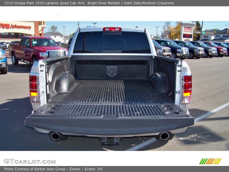 Bright Silver Metallic / Dark Slate/Medium Graystone 2010 Dodge Ram 1500 Laramie Quad Cab 4x4