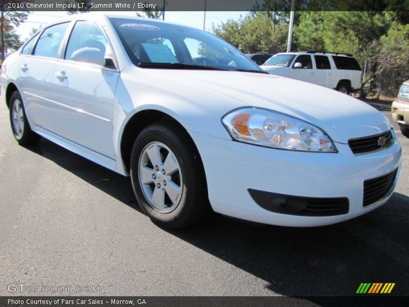 Summit White / Ebony 2010 Chevrolet Impala LT