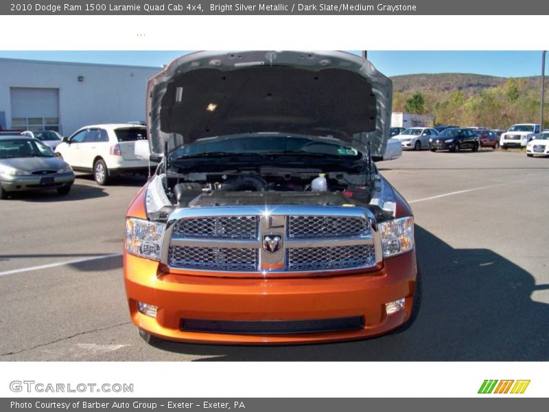 Bright Silver Metallic / Dark Slate/Medium Graystone 2010 Dodge Ram 1500 Laramie Quad Cab 4x4