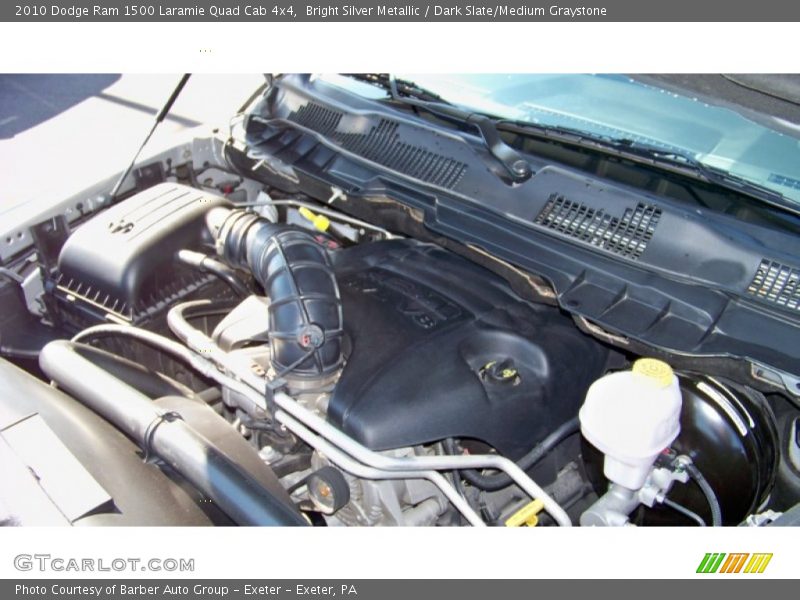 Bright Silver Metallic / Dark Slate/Medium Graystone 2010 Dodge Ram 1500 Laramie Quad Cab 4x4