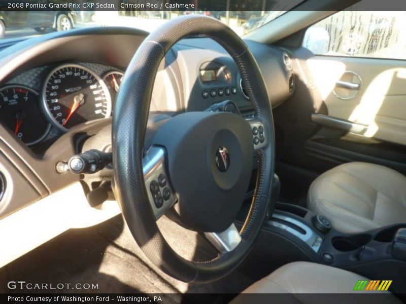 Crimson Red / Cashmere 2008 Pontiac Grand Prix GXP Sedan